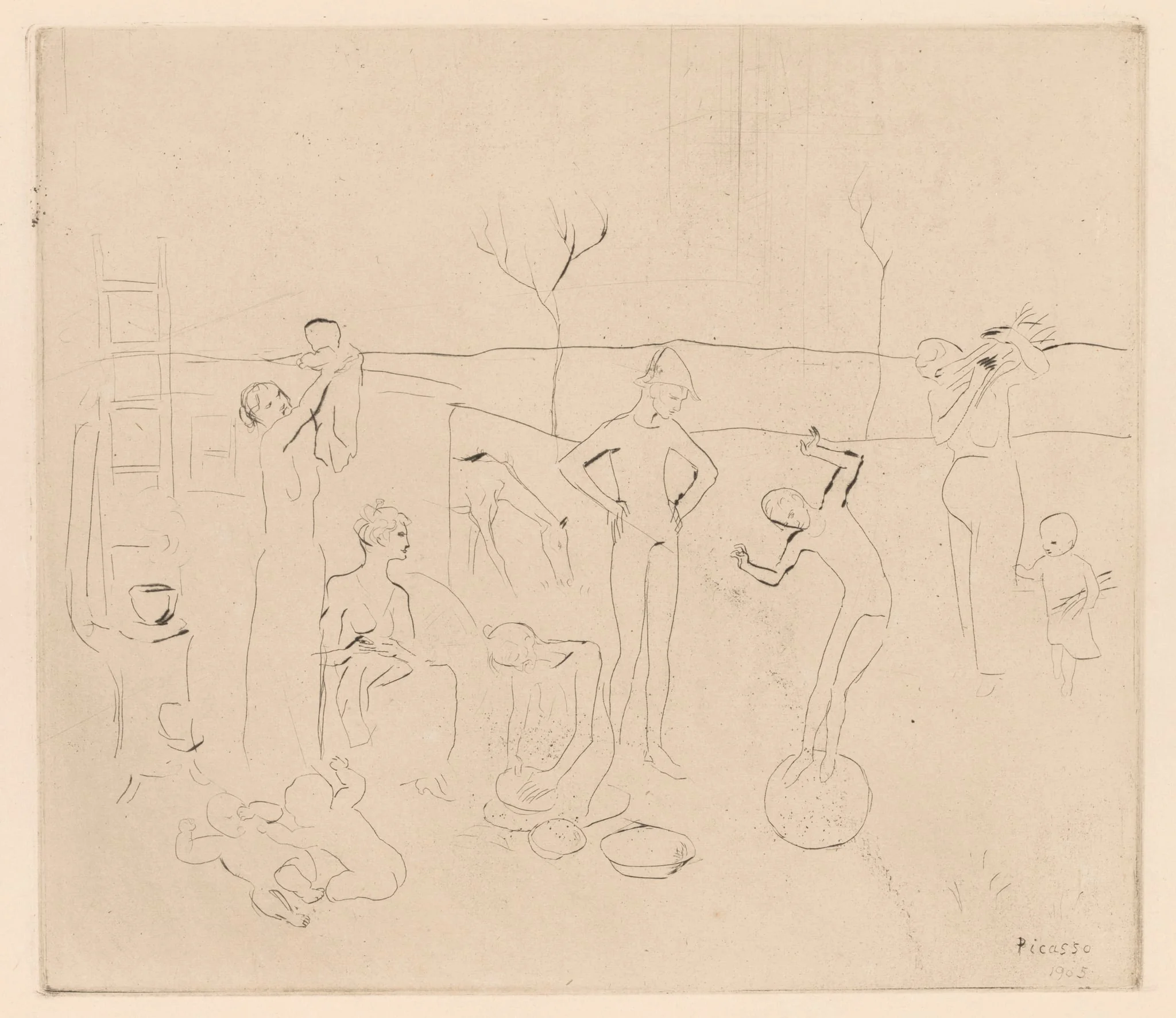 The Saltimbanques, by Pablo Picasso, 1905