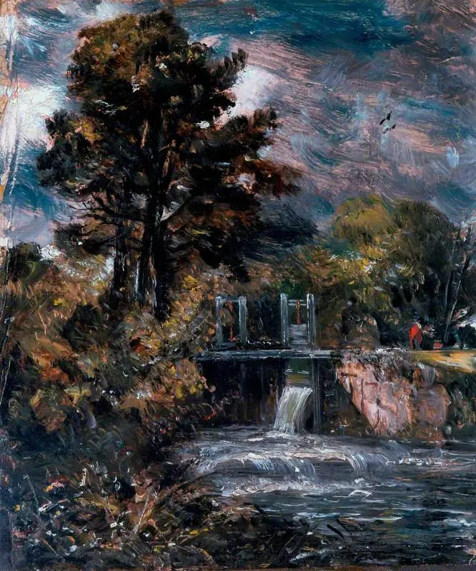 A Sluice (perhaps on the Stour)
