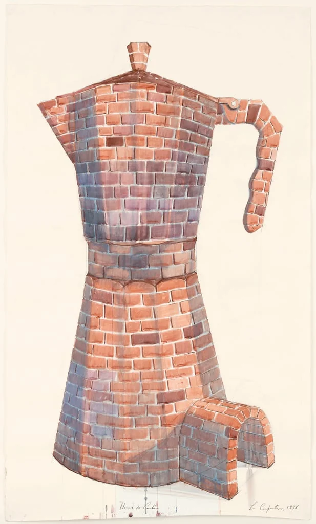 Untitled, by Alexandre Arrechea, Dagoberto Rodriguez, Marco Castillo Los Carpinteros, watercolor, 1998
