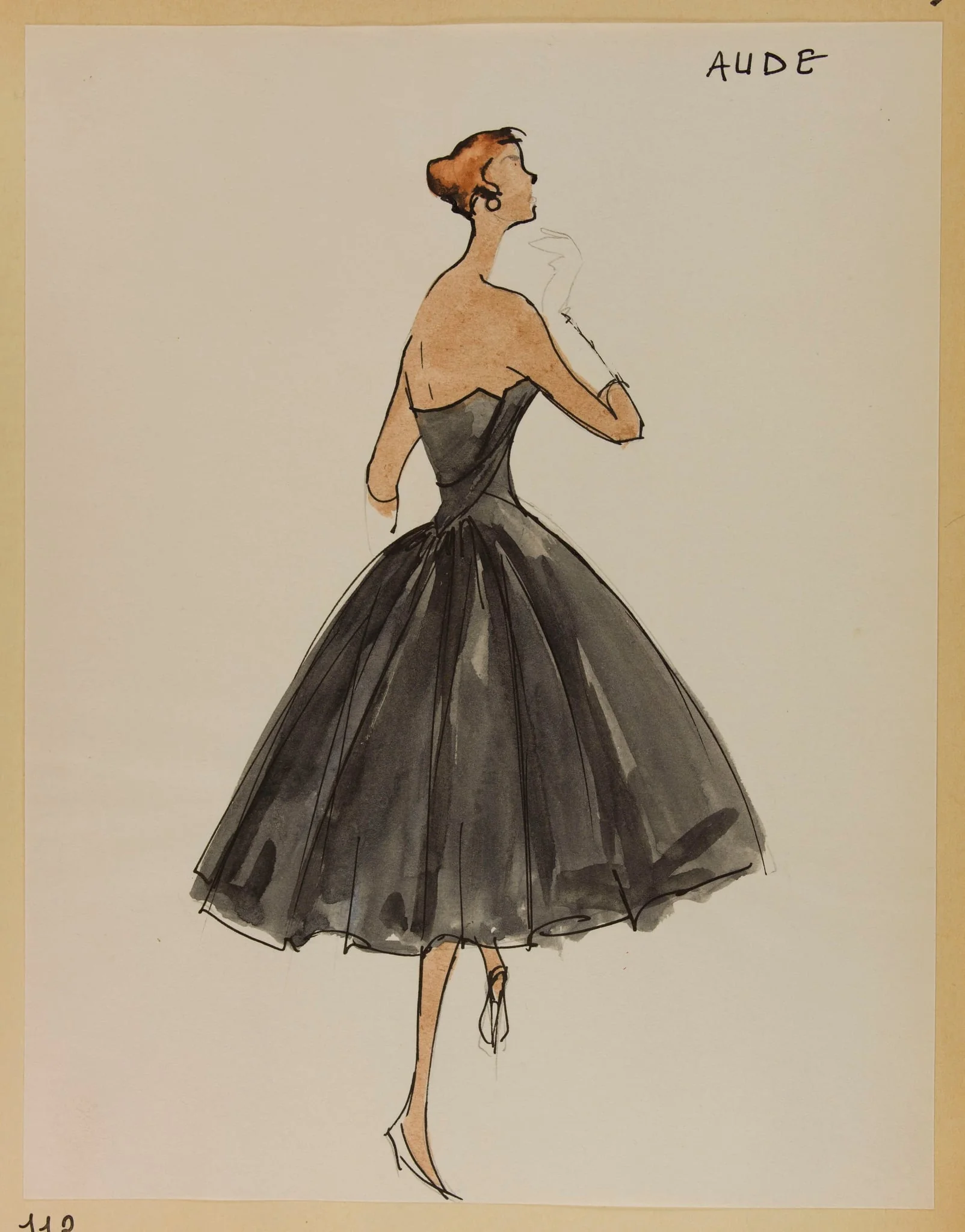 Aude, by Carven, 1955
