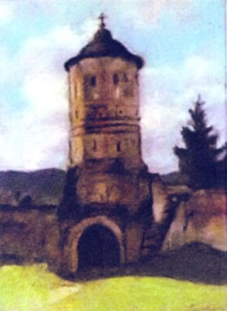 Turnul de la Brebu, by Ștefan Luchian, unspecified, 1908