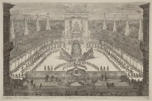 The Prince of Tuscany, His Horse Troops and Carriages around Mount Atlas