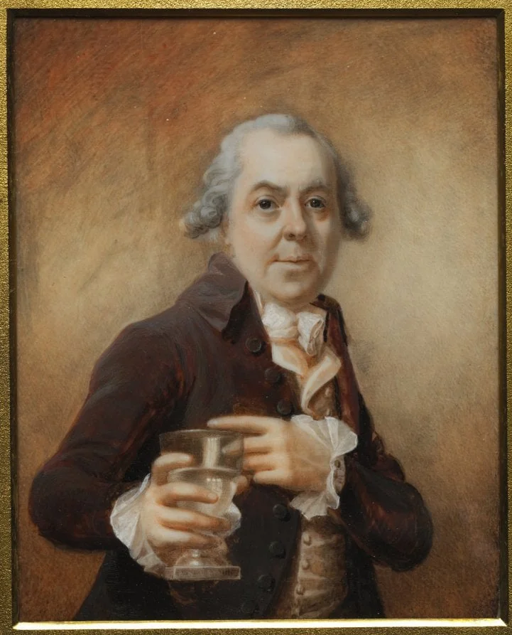 Portrait of a Man Holding a Glass, by Joseph Daniel, unspecified, 1784