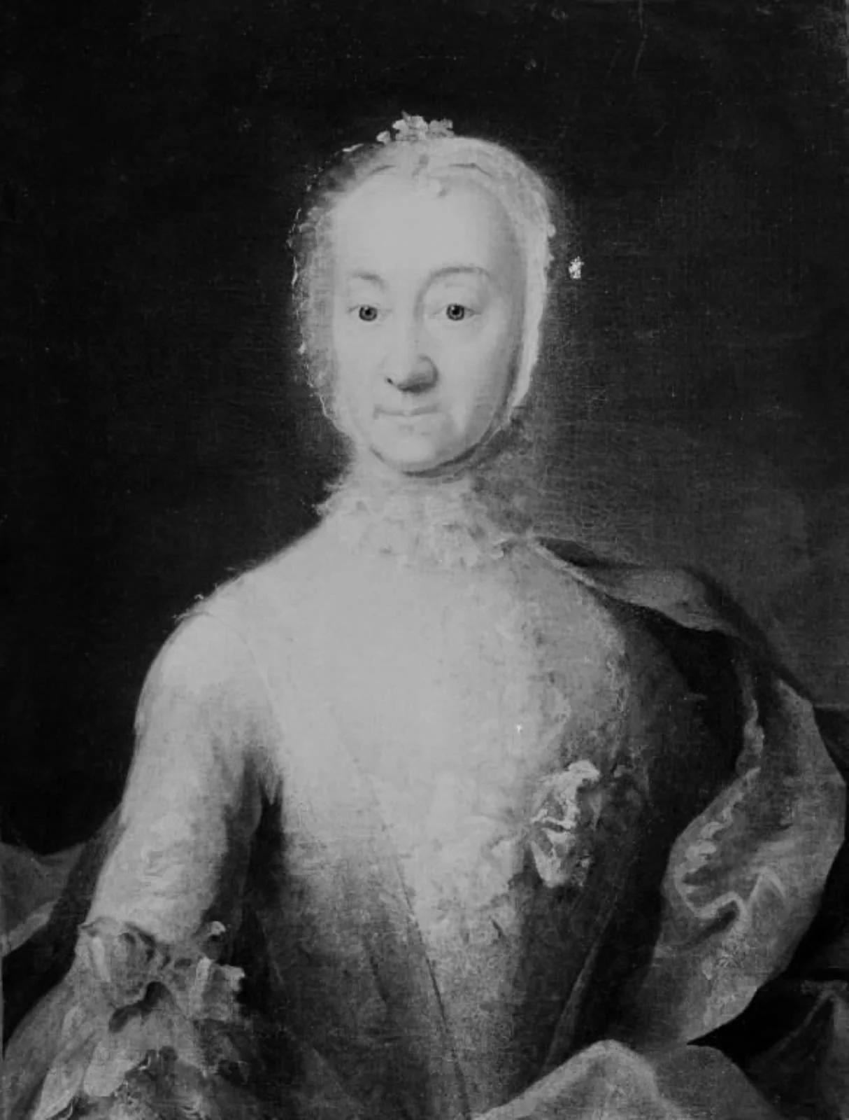 Portrait of Mrs. Brorson, by Unknown, unspecified, 1744