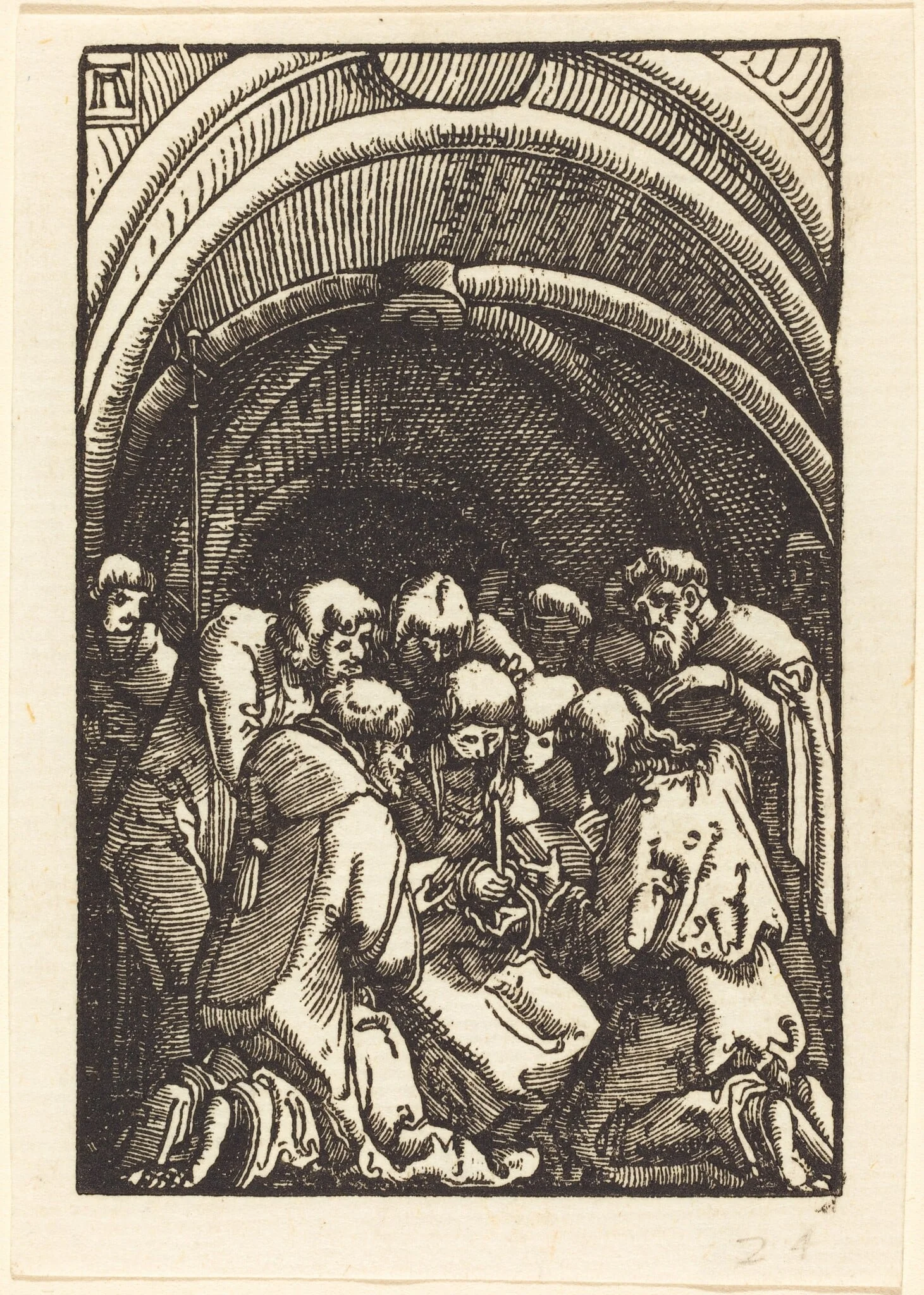 The Death of the Virgin, by Albrecht Altdorfer, ink, 1513