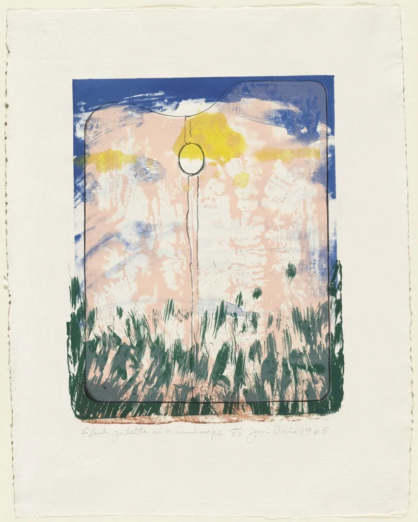 Untitled, by Jim Dine, ink, 1965