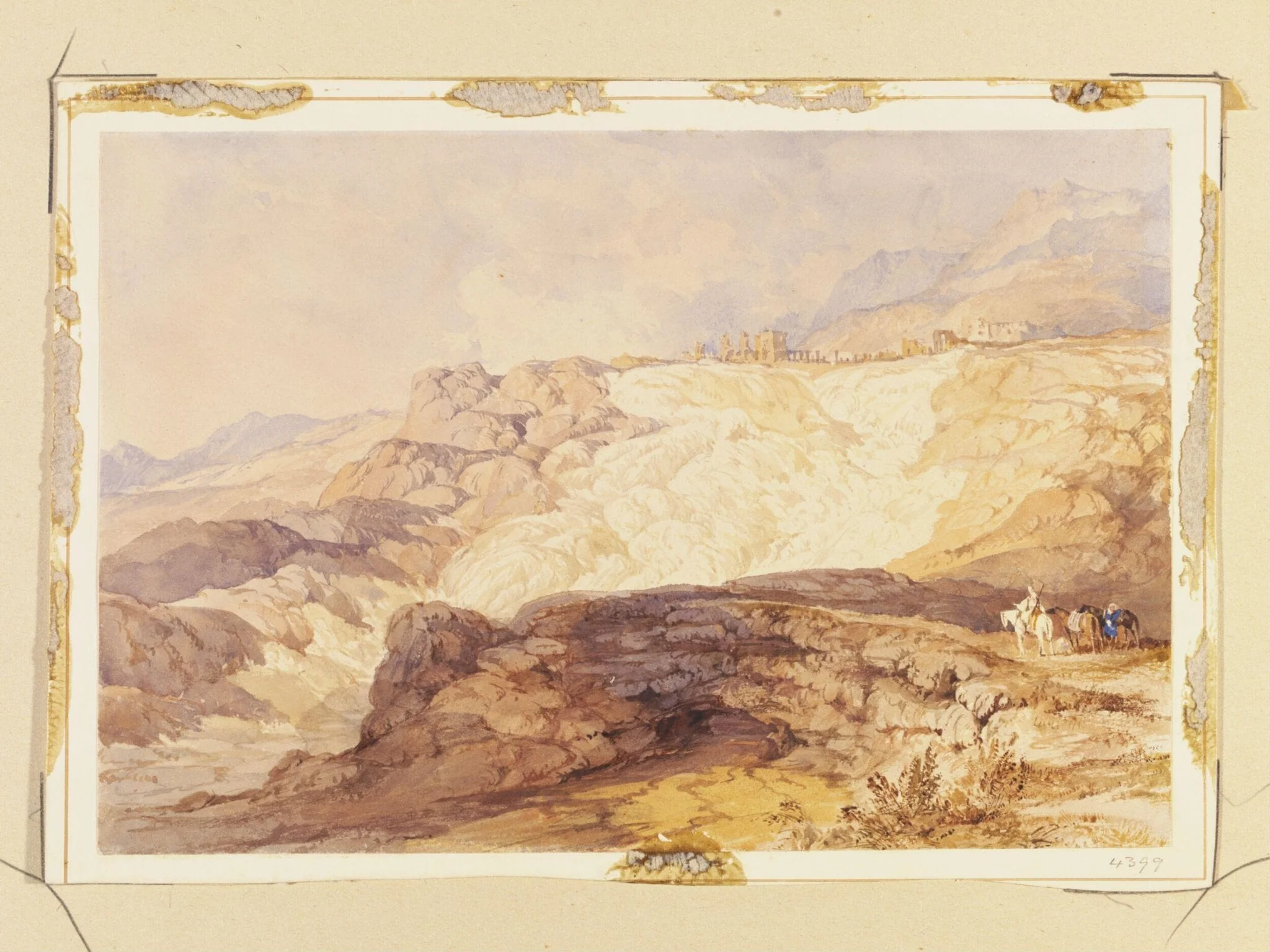 The Ruins of Hierapolis, by Thomas Allom, watercolor, 1838