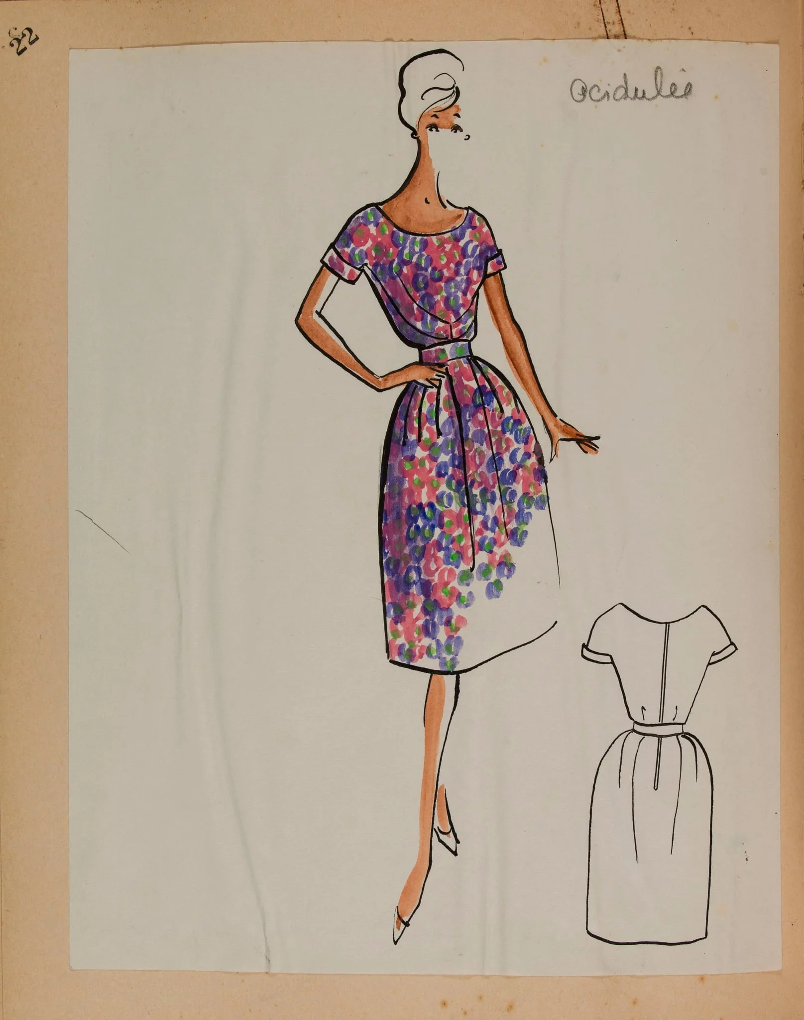 Acidulée, by Marie-Louise Carven, 1958