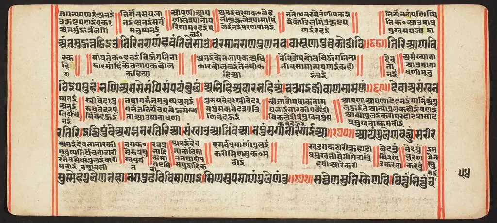 Tantric Manuscript, "Sangrahani Sutra"