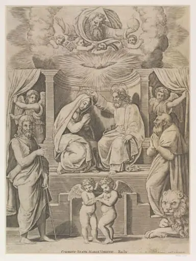 The Virgin Crowned by Jesus Christ