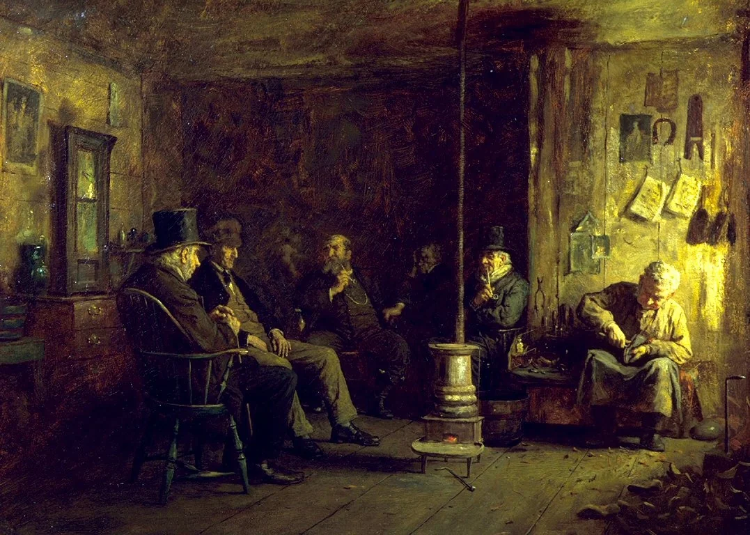 The Nantucket School of Philosophy, by Eastman Johnson, oil, 1894