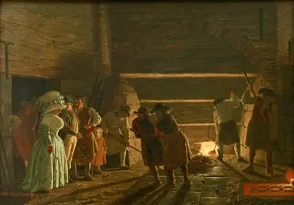 Interior of a foundry