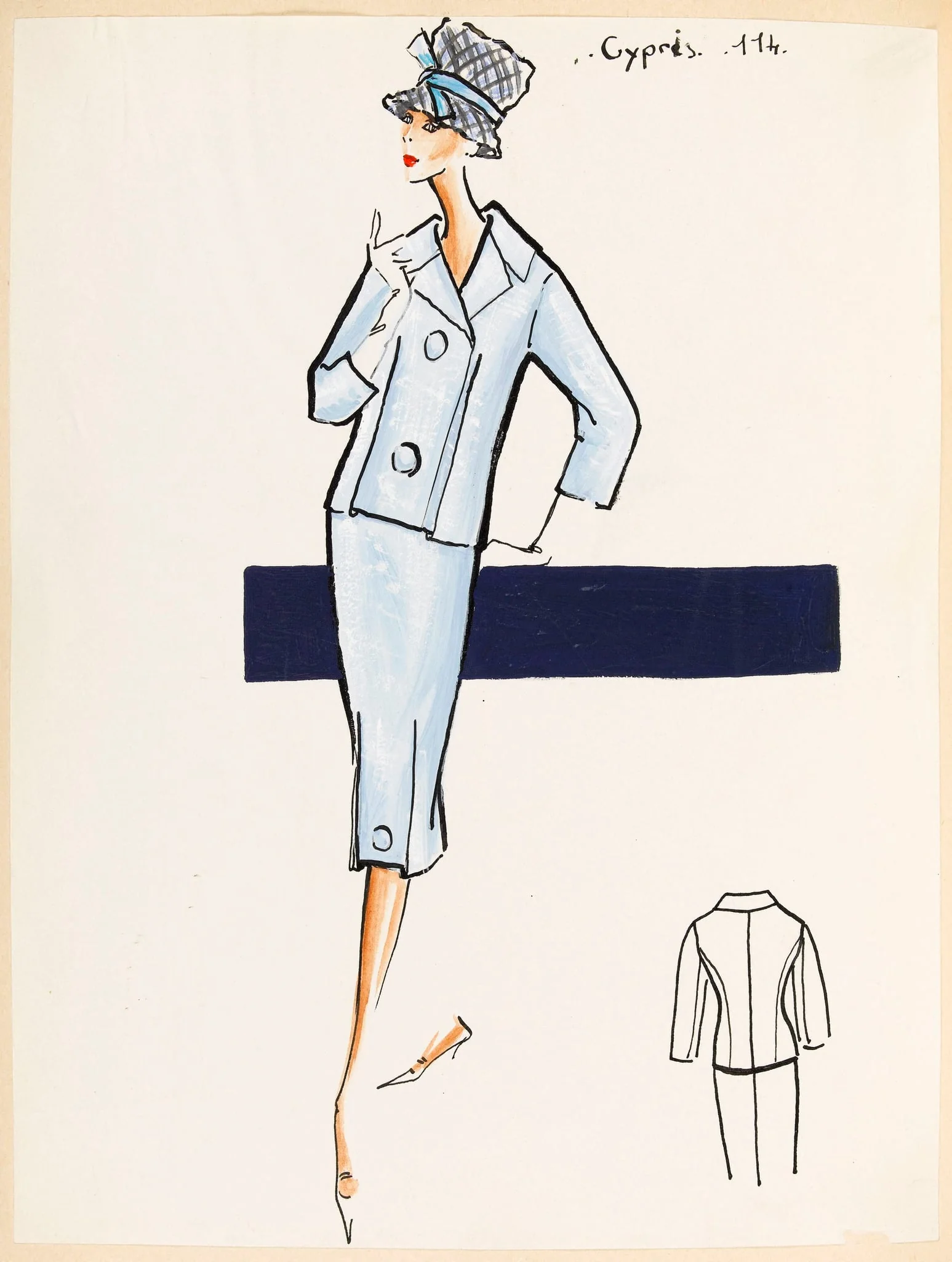 Cyprès, by Carven, 1959