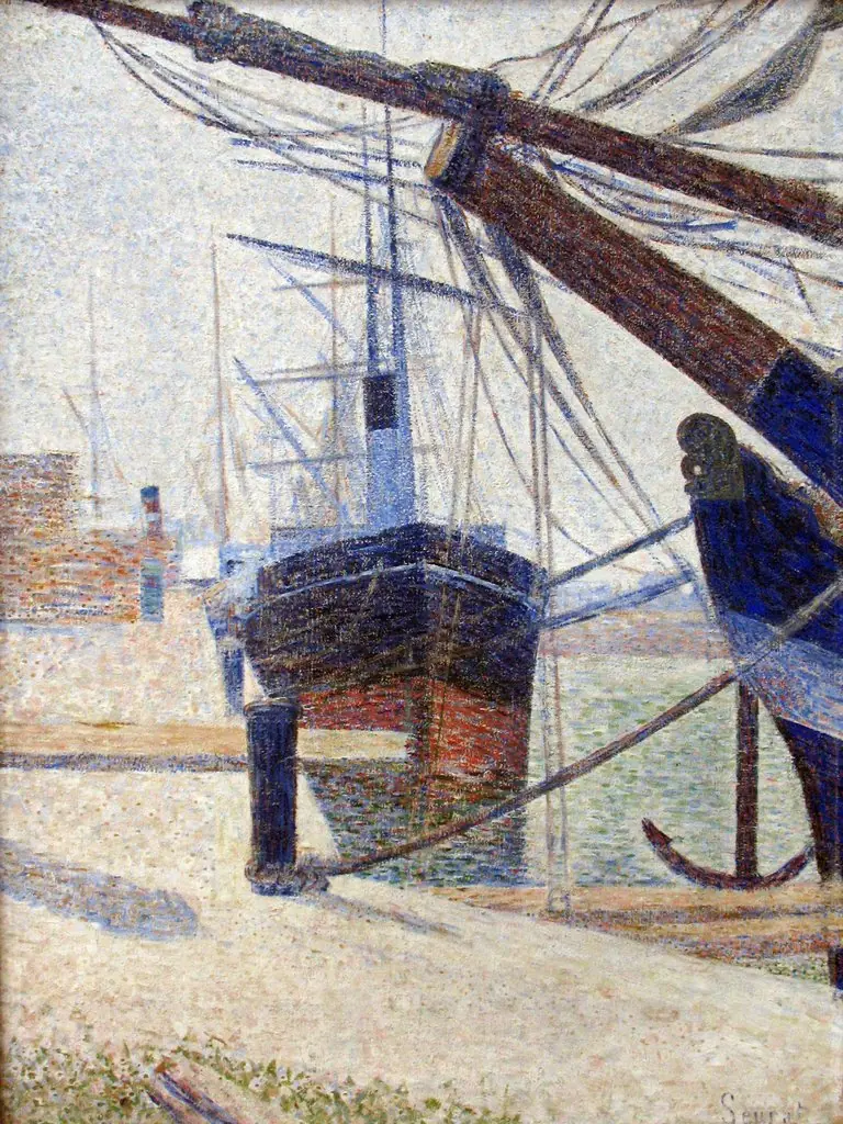 Corner of the harbour, Honfleur