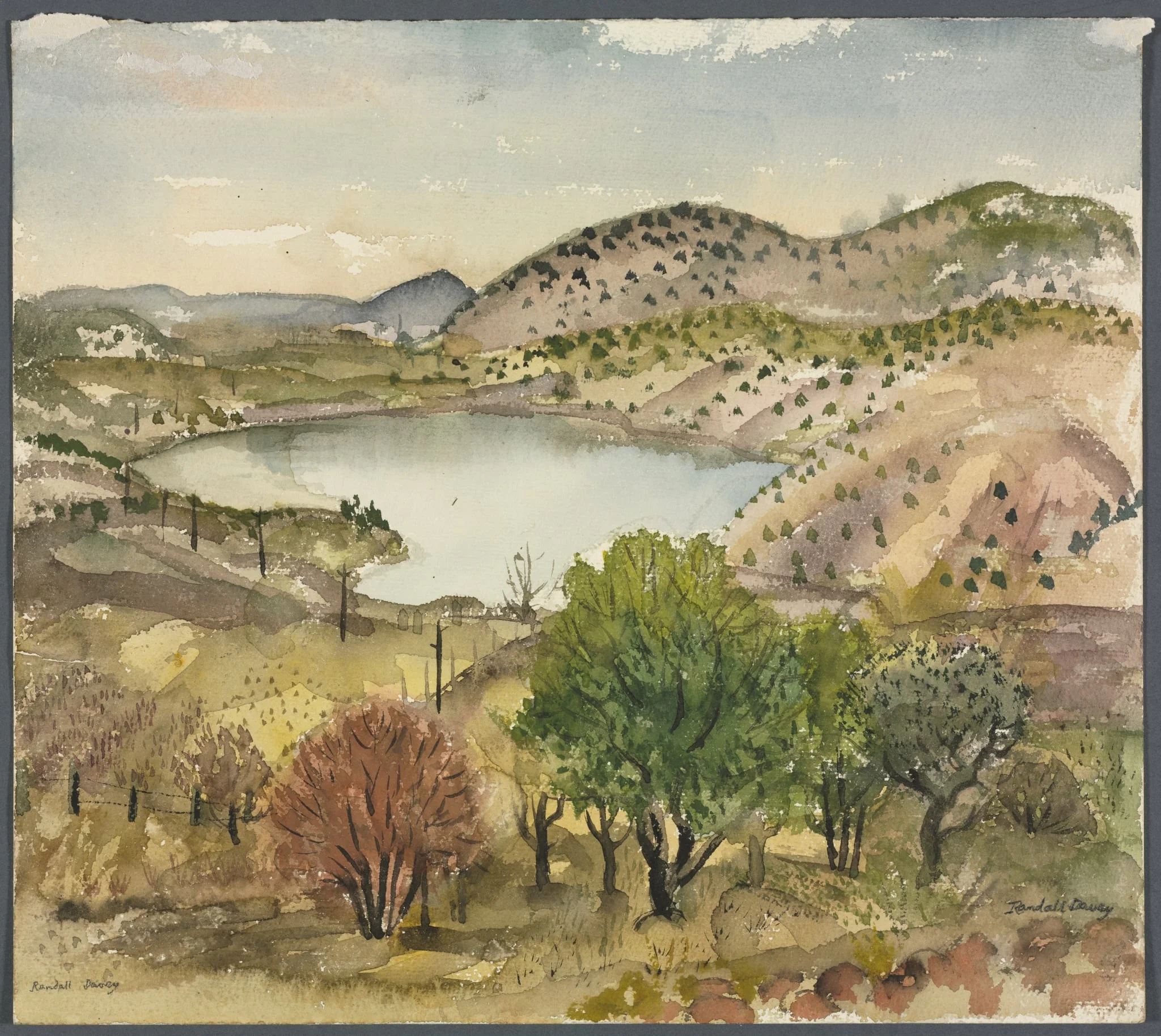 The Reservoir, by Randall Davey, 1916