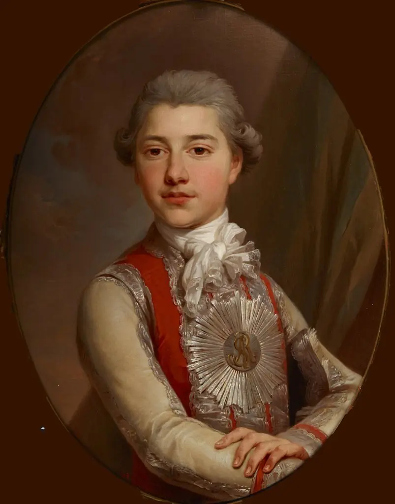 Portrait of Prince Józef Poniatowski as a Youth
