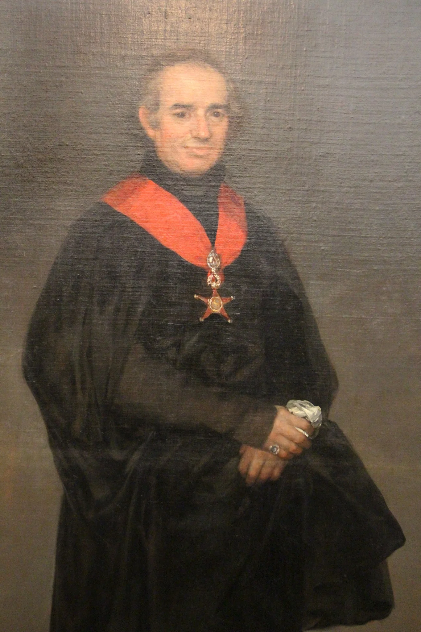 Juan Antonio Llorente, by Francisco Goya, oil, 1850