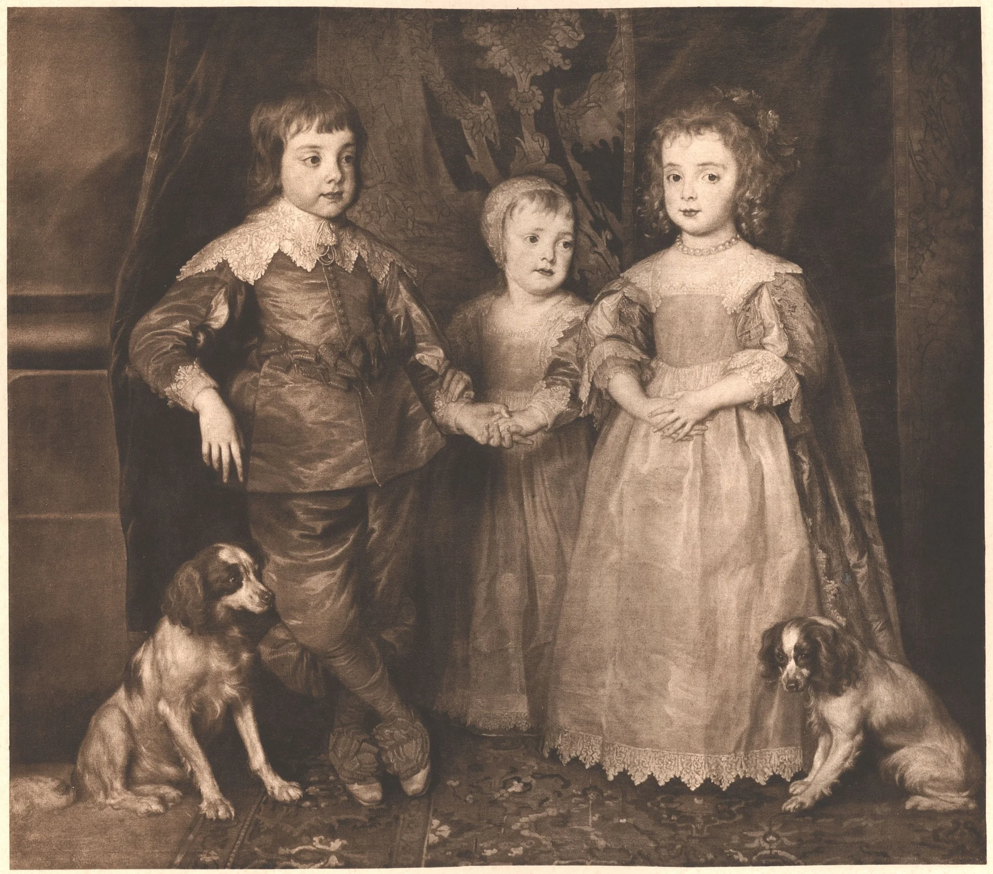 Group Portrait of the Three Eldest Children of Charles I of England
