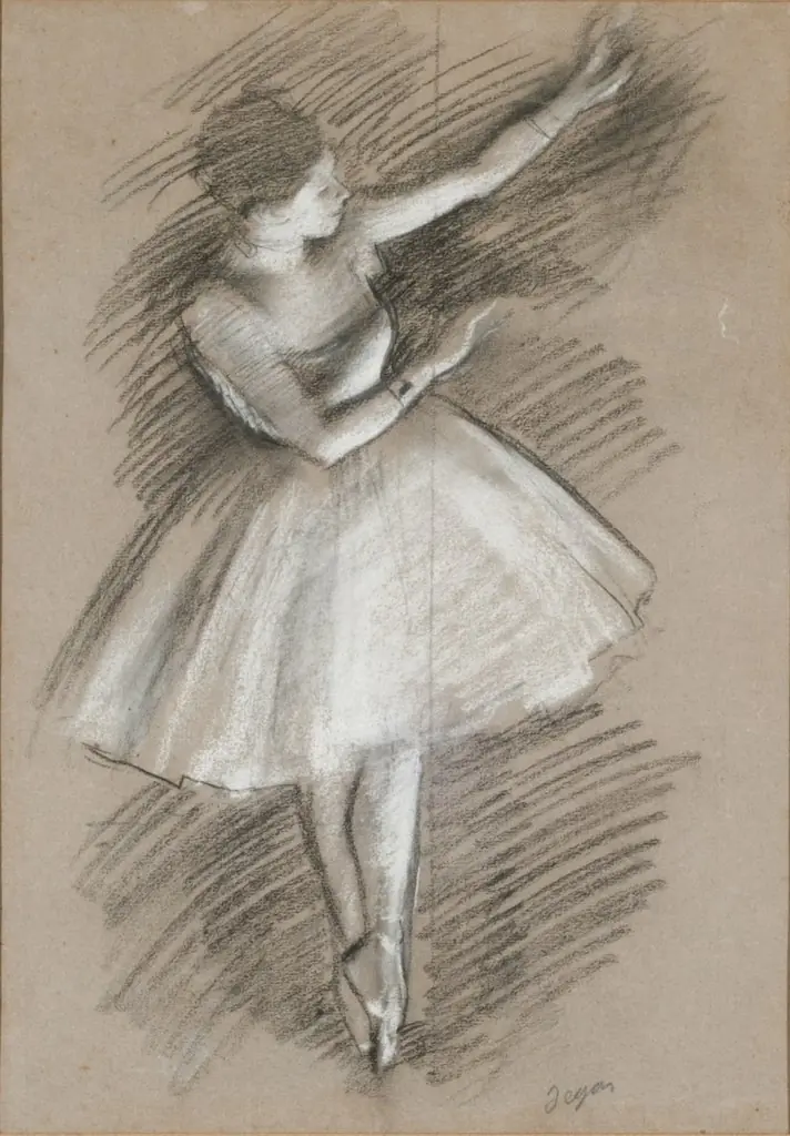 dancer in white