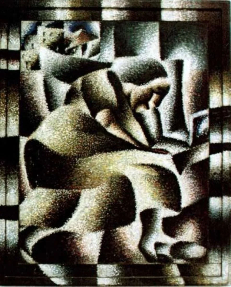 Femeie citind, by Arthur Segal, unspecified, 1920