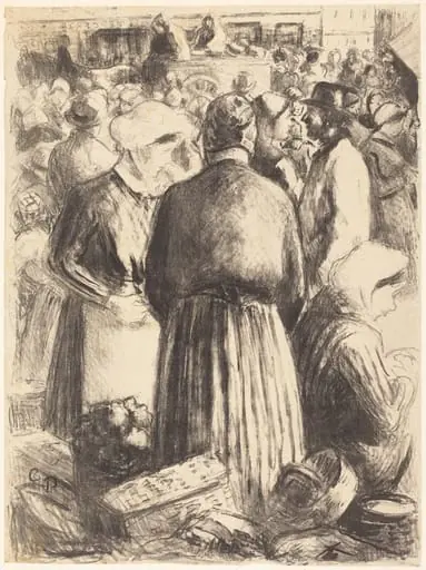 Market at Pontoise (Marché a Pontoise)