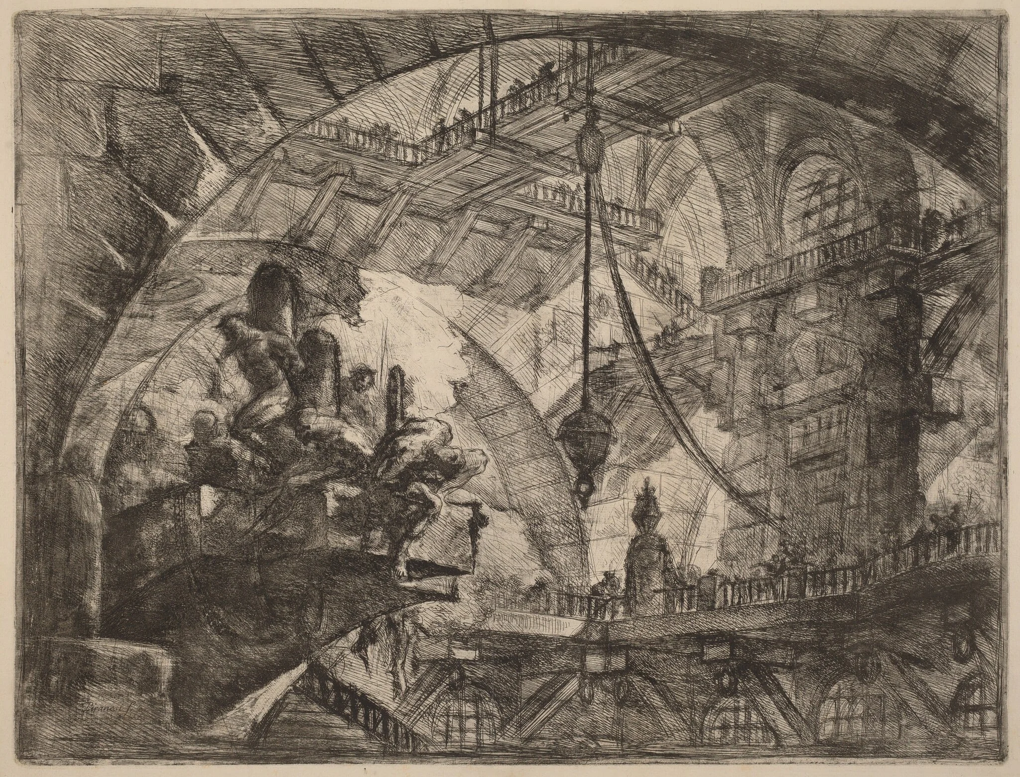 Prisoners on a Projecting Platform