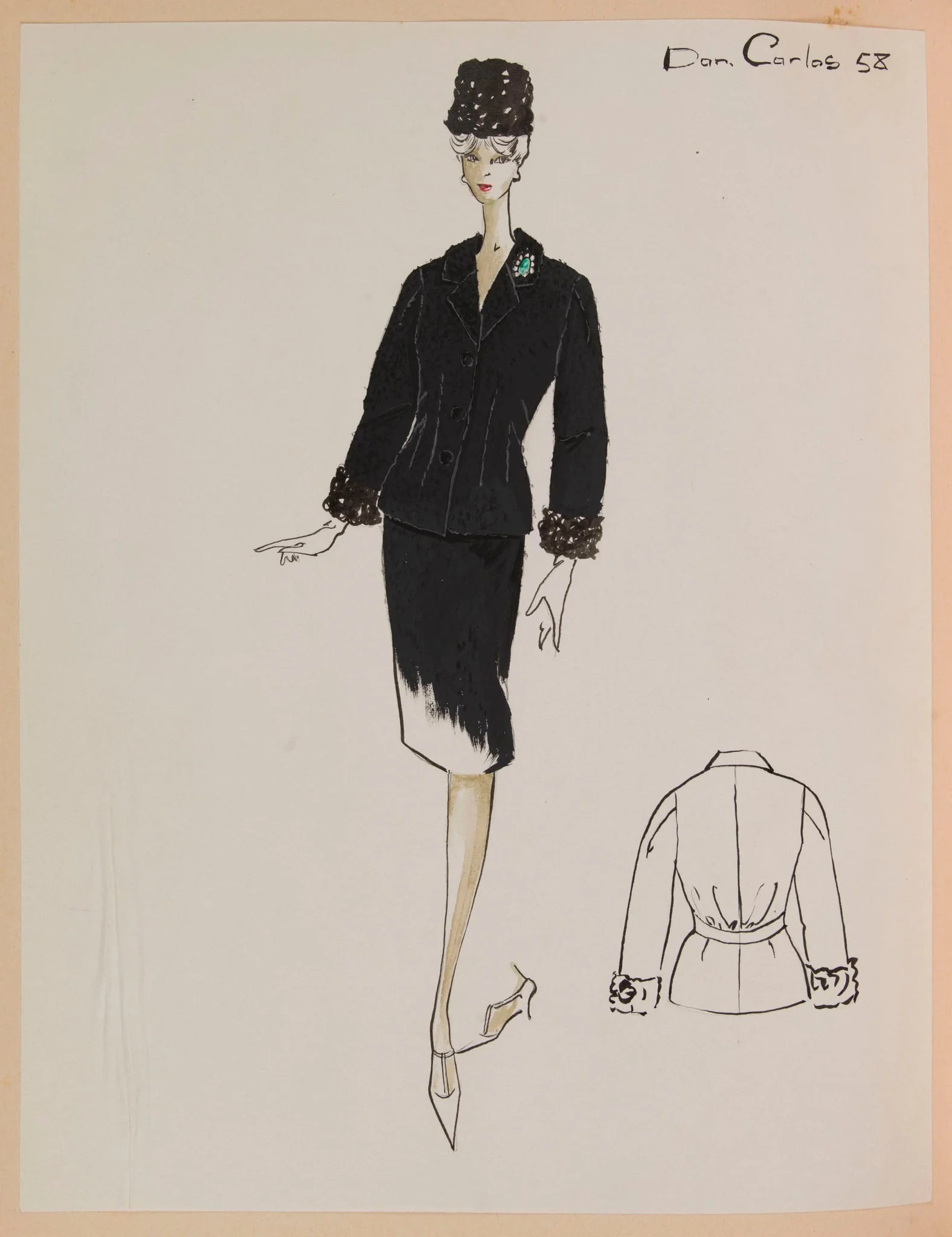 Don Carlos, by Marie-Louise Carven, 1958