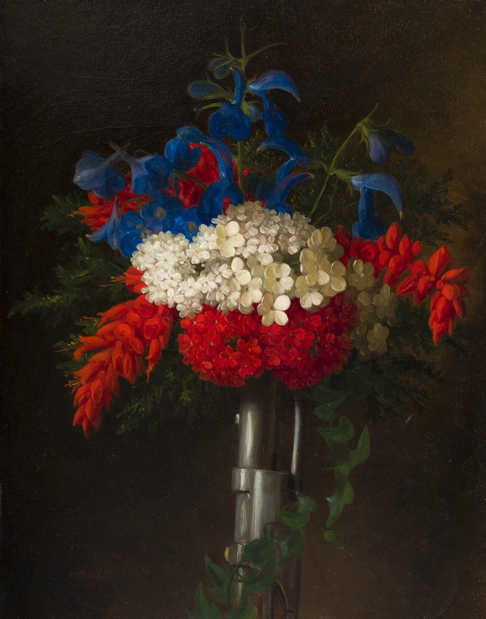 Patriotic Bouquet, by George Henry Hall, unspecified, 1861