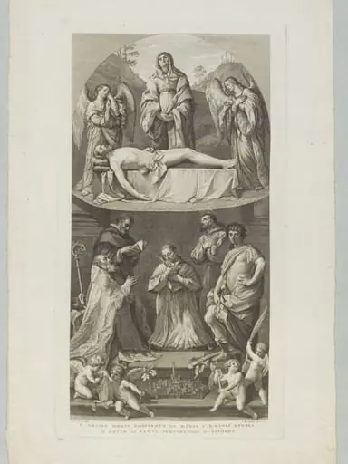 The Virgin Mary with the dead Christ