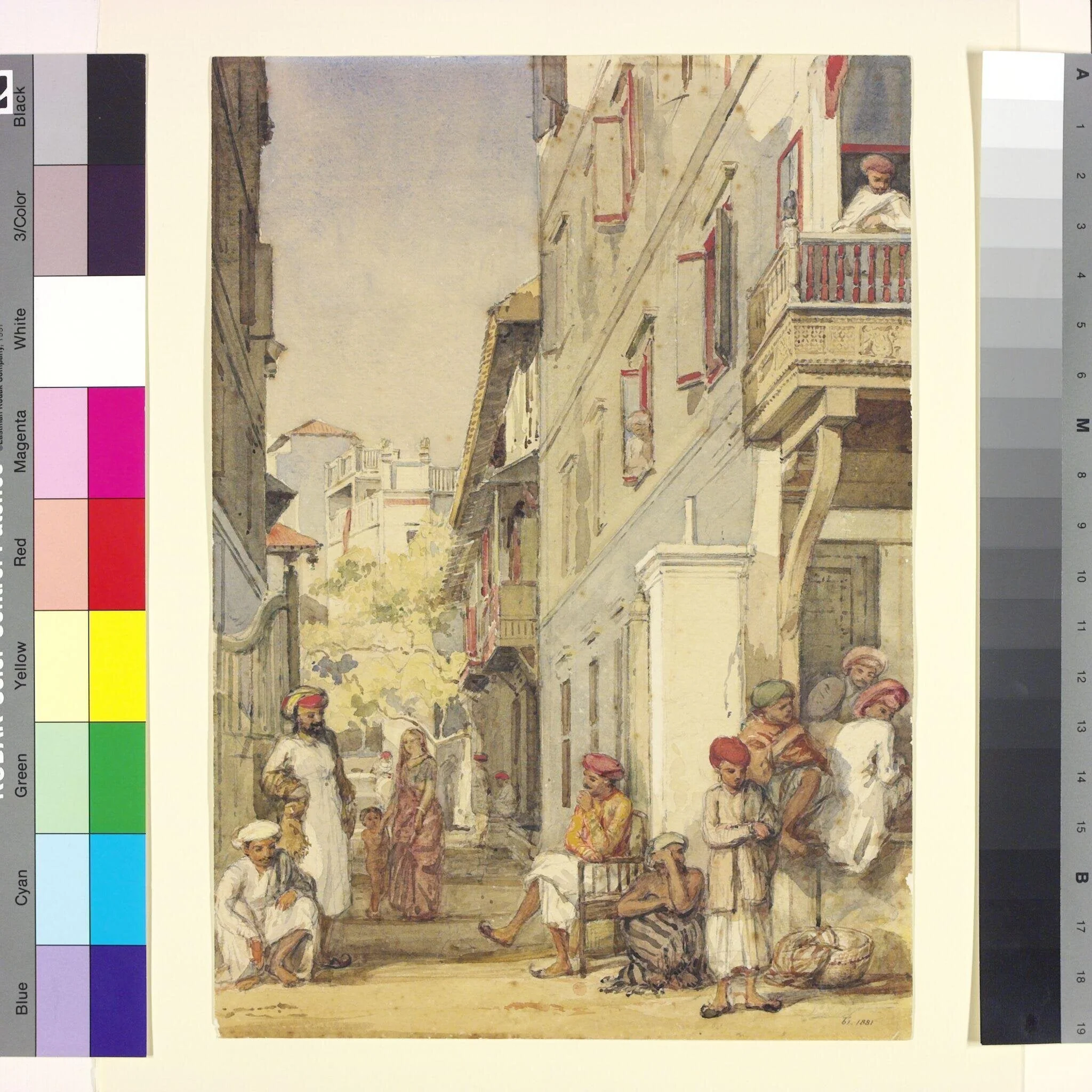 A street in Bombay; Ram Lals house