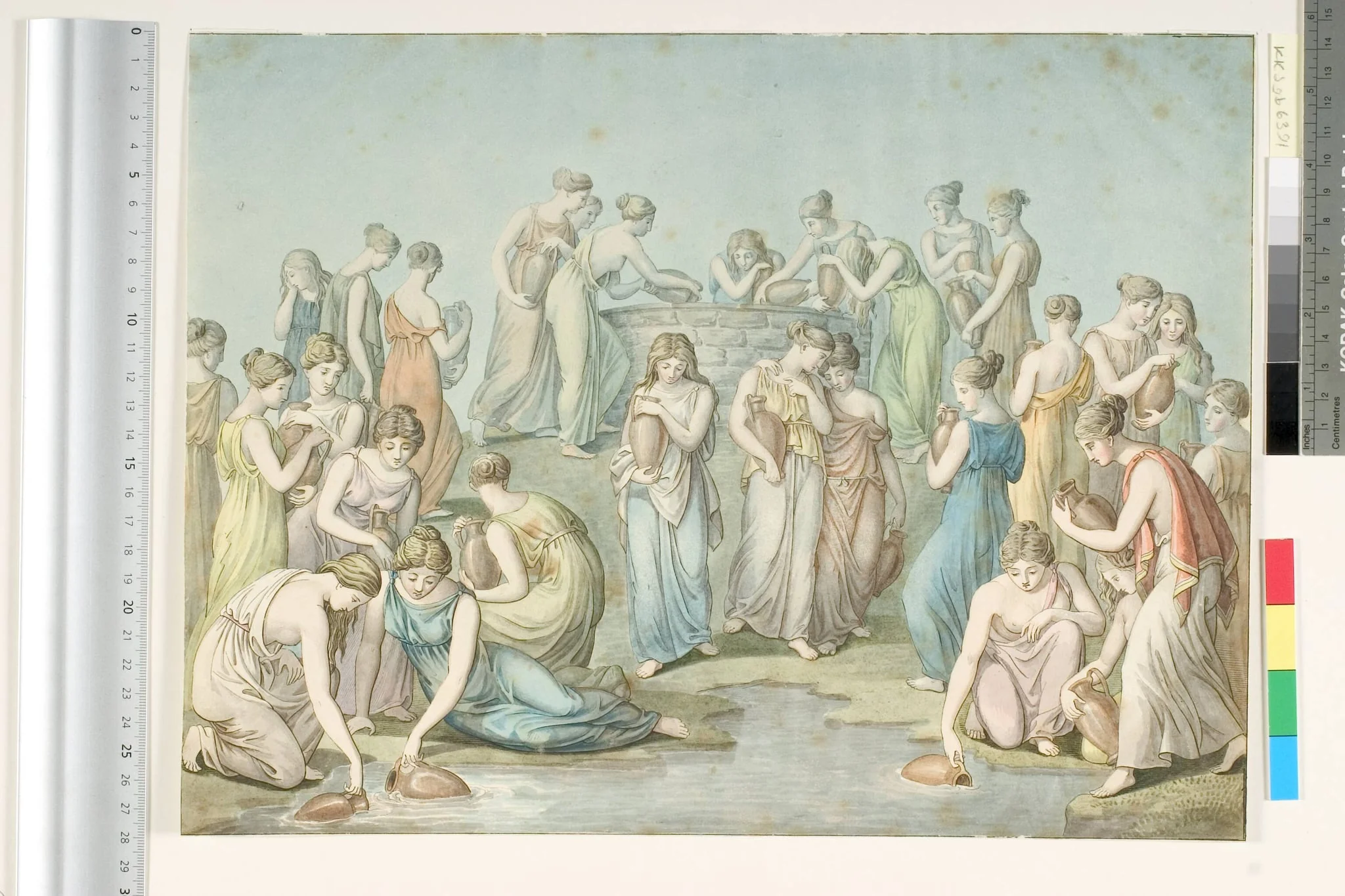 Danaidernes straf, by Unknown, unspecified, 1750