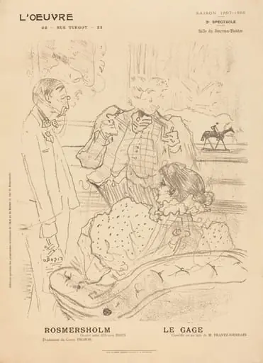 Rosmersholm; Le Gage
