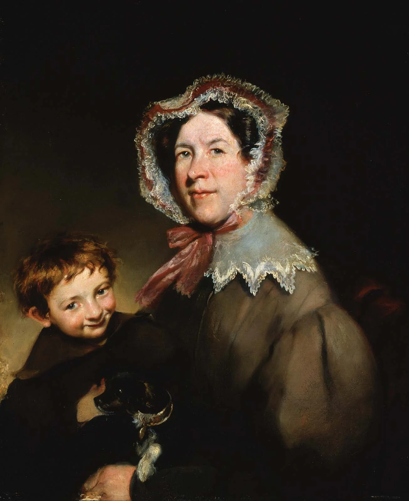 Deliverance Mapes Waldo and Her Son