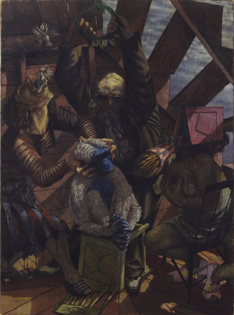 Untitled, by Alton Pickens, oil, 1949