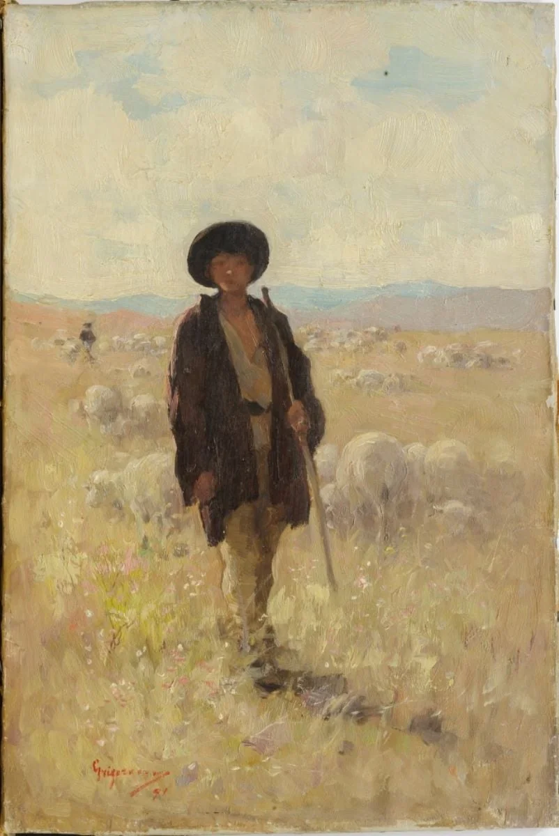 Ciobănaș, by Nicolae Grigorescu, 1891