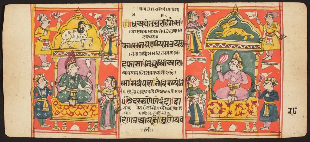 Tantric Manuscript "Sangrahani Sutra"