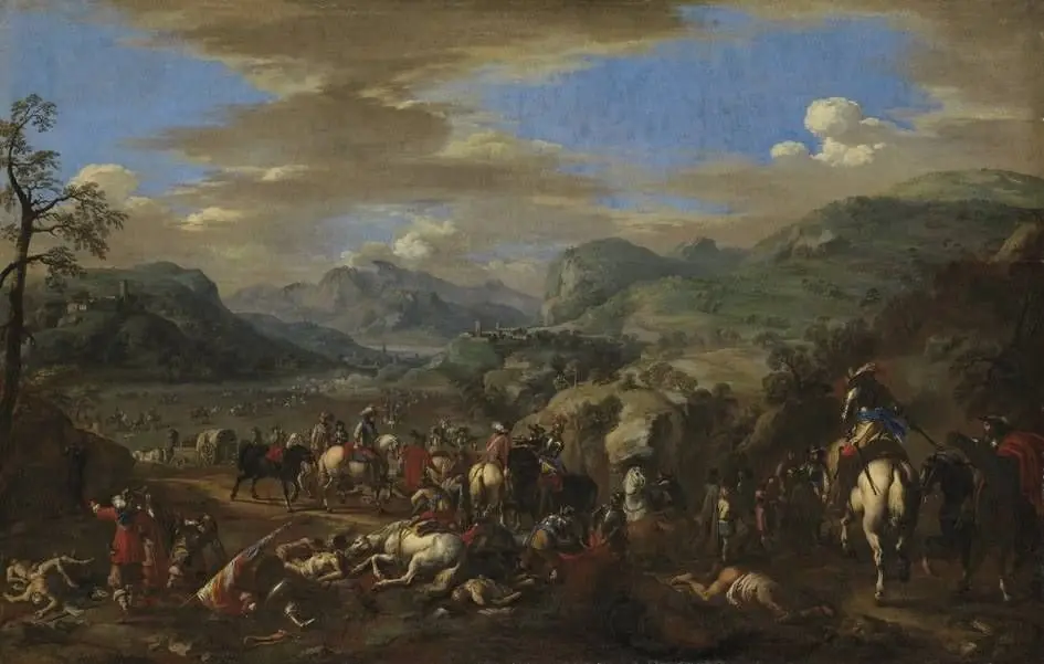 Abzug der Reiterei (angeblich)
