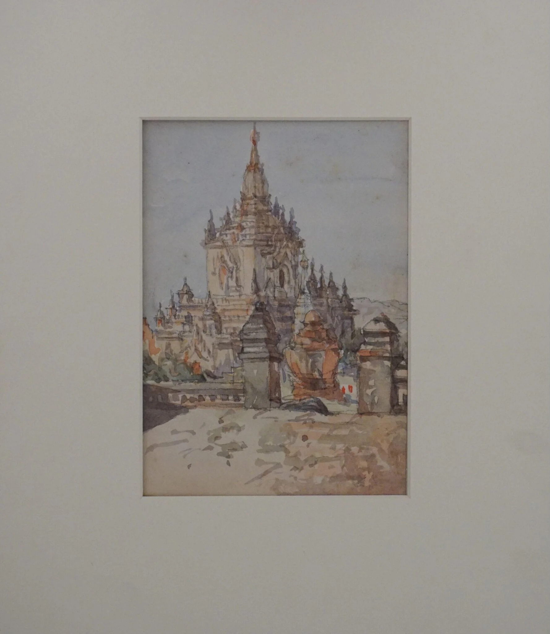 Untitled, by RE., FRIBA Captain Braxton Sinclair, watercolor, 1920