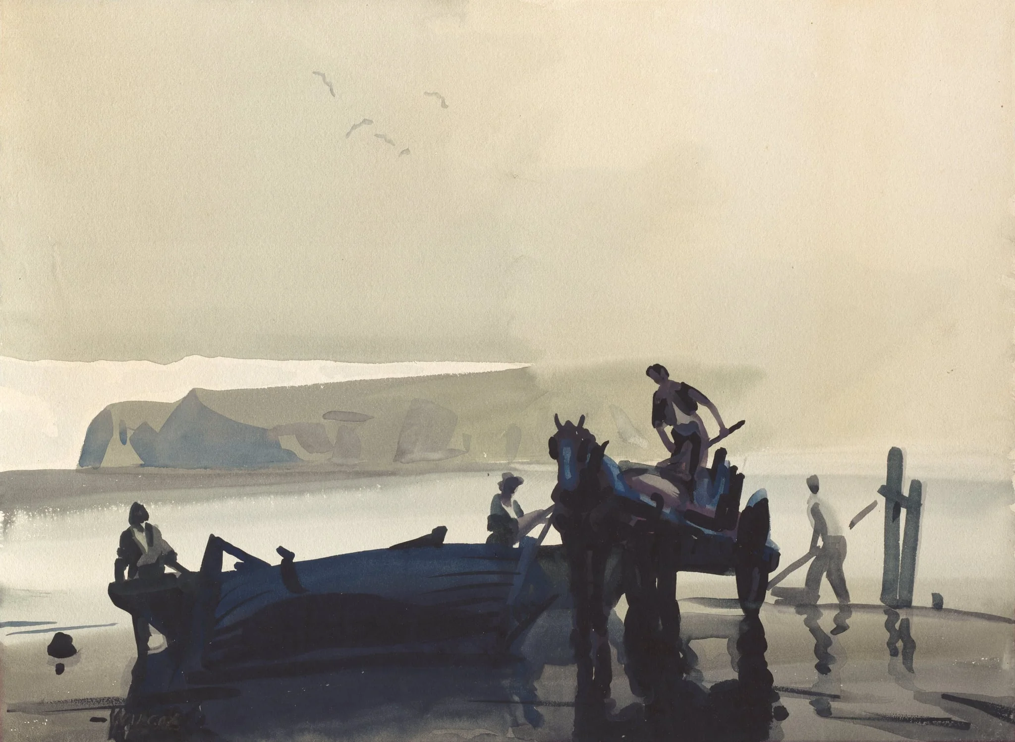 The Trailing Fog, by Frank Wilcox, 1920