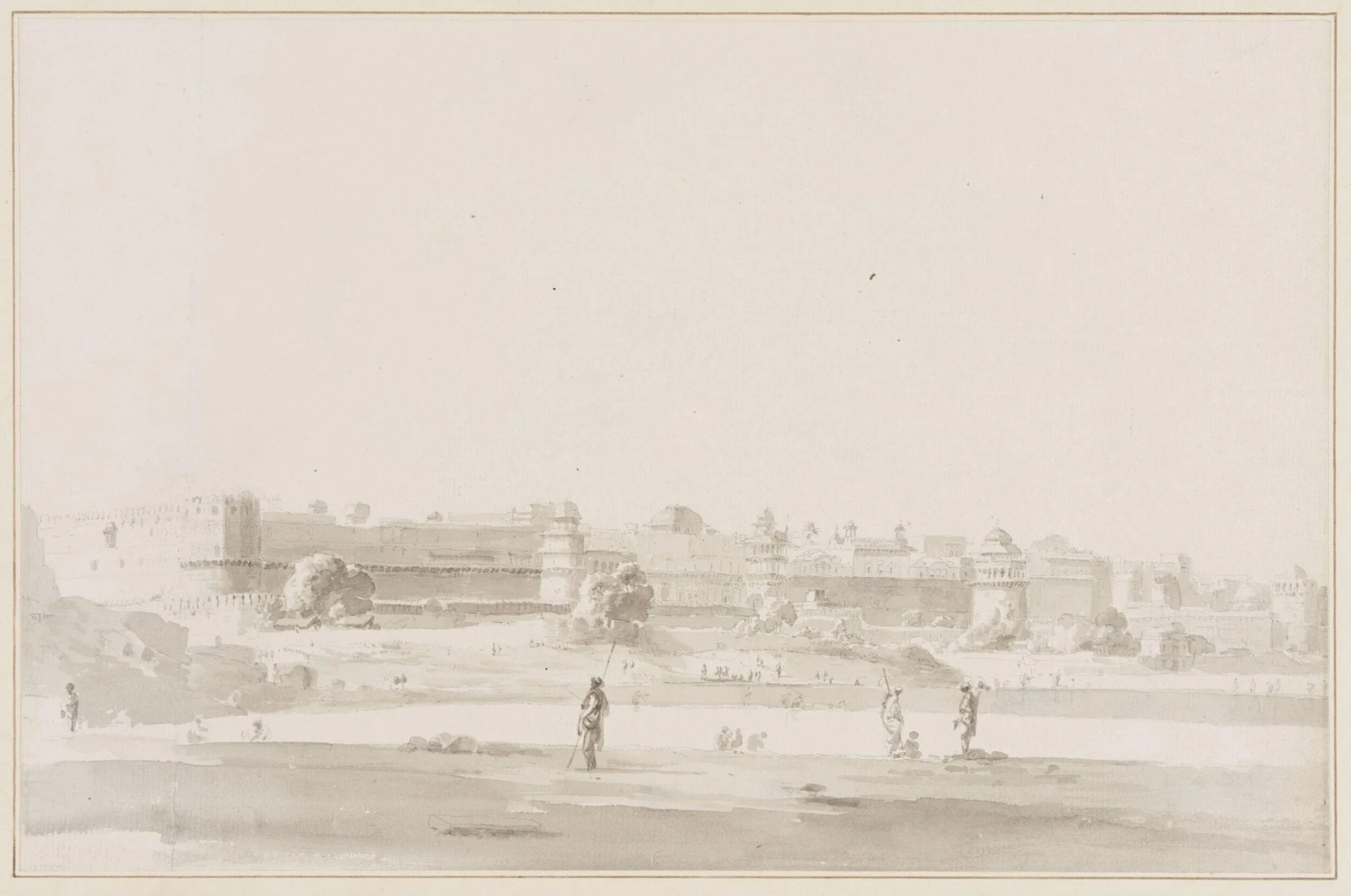 Fort of Ramnugger, near Benares, possibly Agra Fort.