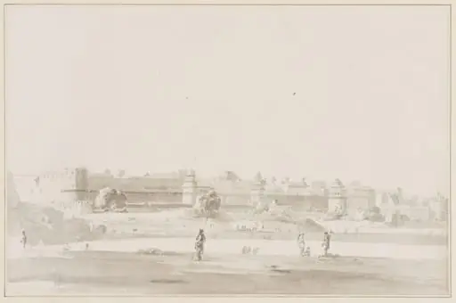 Fort of Ramnugger, near Benares, possibly Agra Fort.