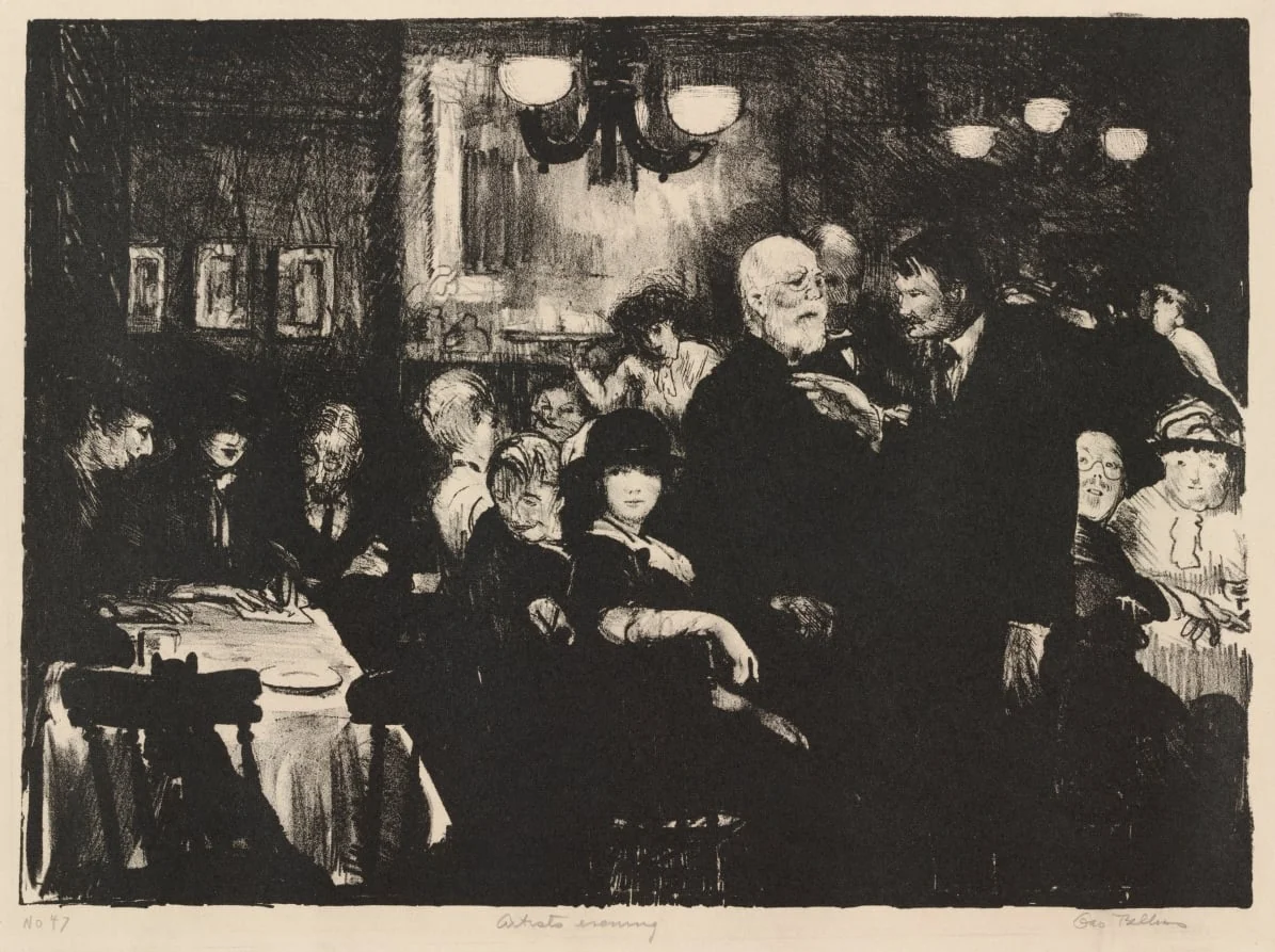 Artist's Evening, by George Bellows, 1916
