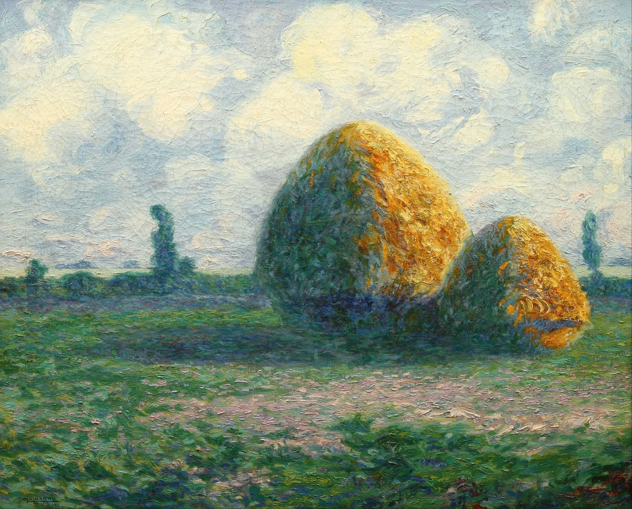 Las parvas (la pampa de hoy)