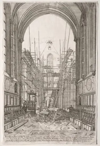 L'Art Ancien Zurich: View in the Church of the Franciscans, Barfüsser-Kirke
