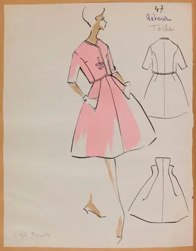 Tailleur rose