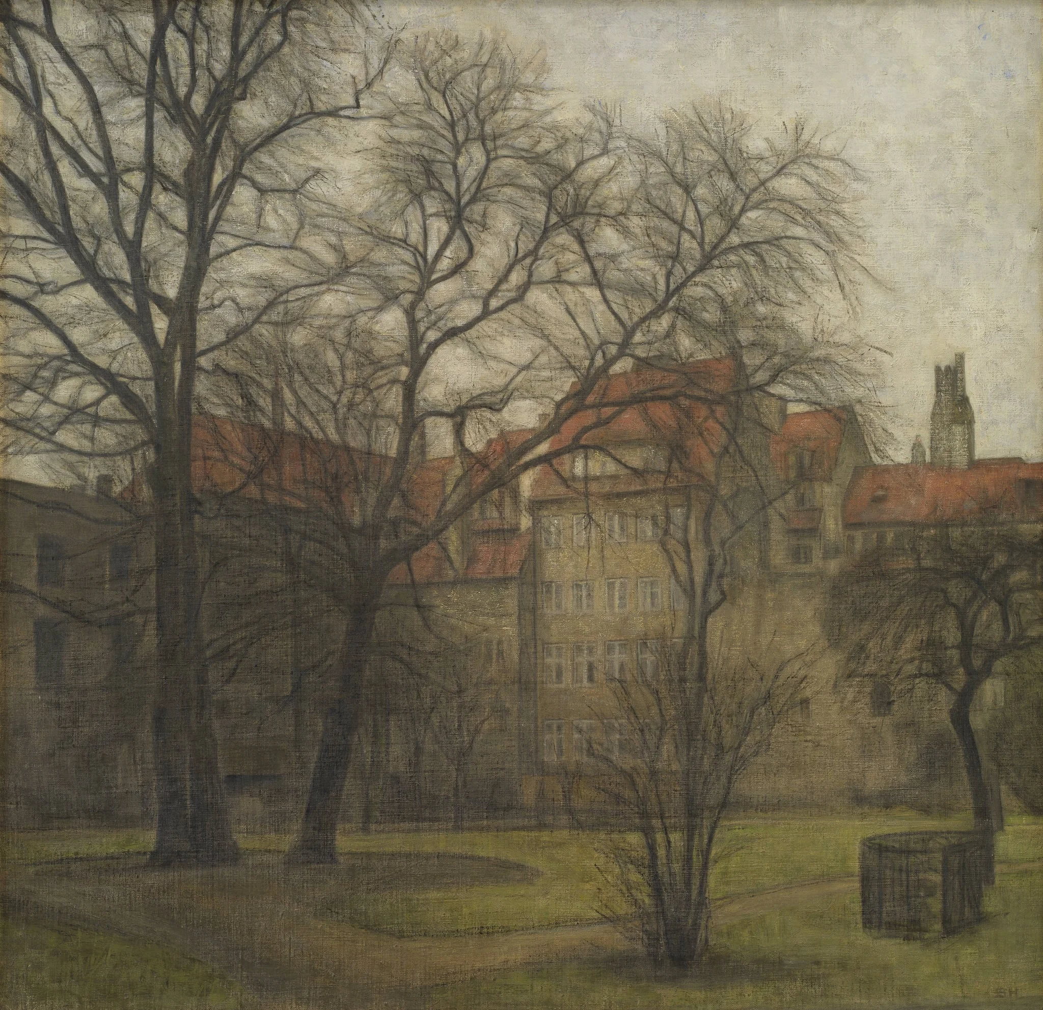 The Garden of the Prince's Palace, Copenhagen, by Unknown, 1905