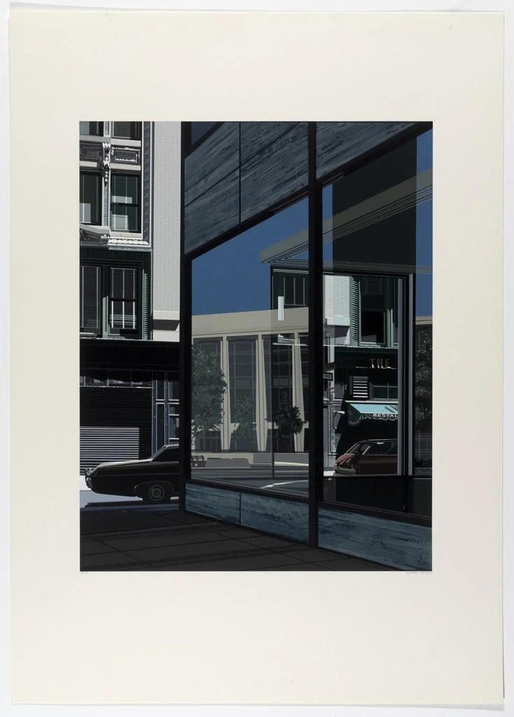 Untitled, by Richard Estes, ink, 1979