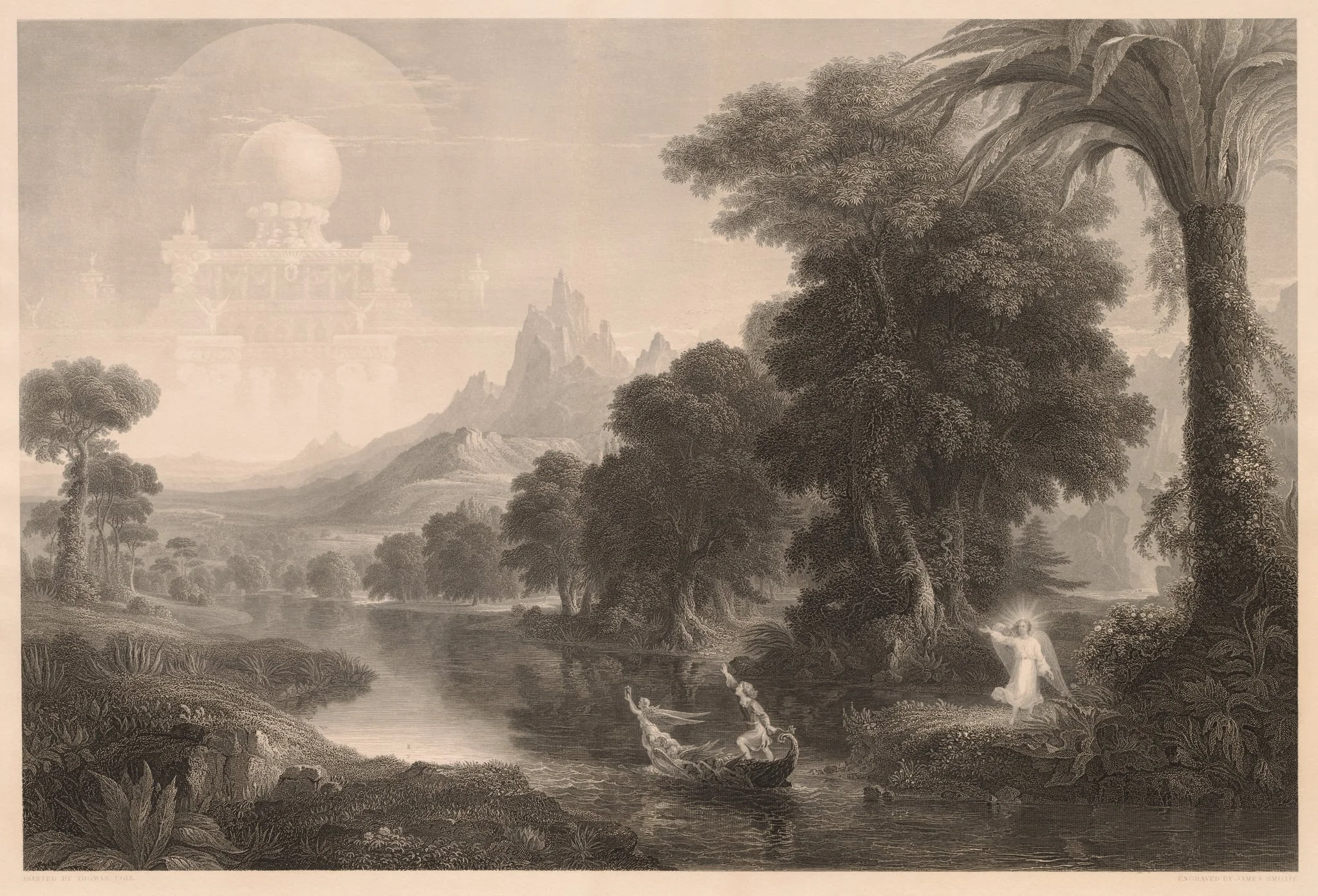 The Voyage of Life:  Youth, by James Smillie, 1855