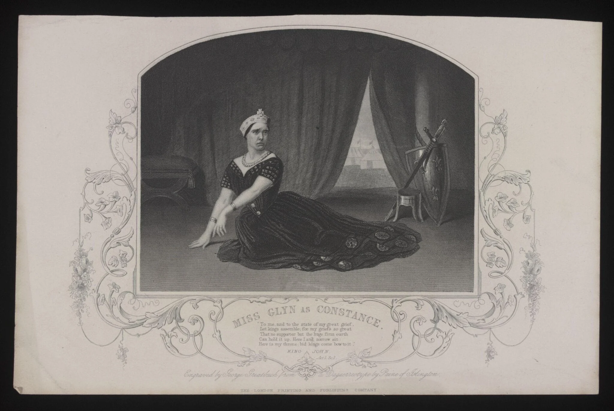 Miss Glyn and Constance, by William Paine, 1850