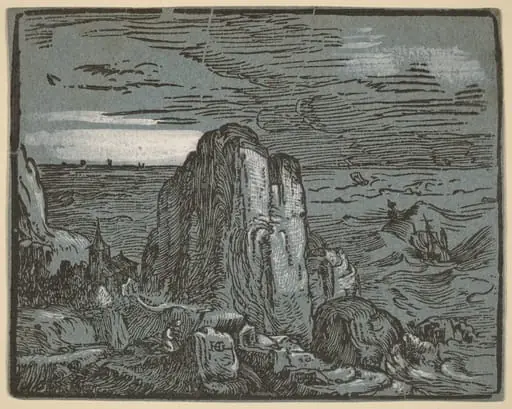 Cliff on a Seashore